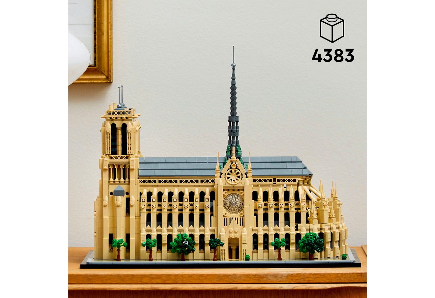 LEGO® Notre-Dame de Paris (21061), LEGO Architecture Konstruktionsspielsteine, (4383 St), Made in Europe – Bild 3 von 5