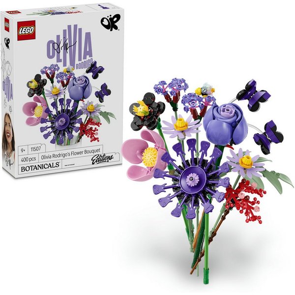 LEGO® Olivia Rodrigos Blumenstrauß (11507), LEGO Botanicals Konstruktionsspielsteine, (400 St), Made in Europe
