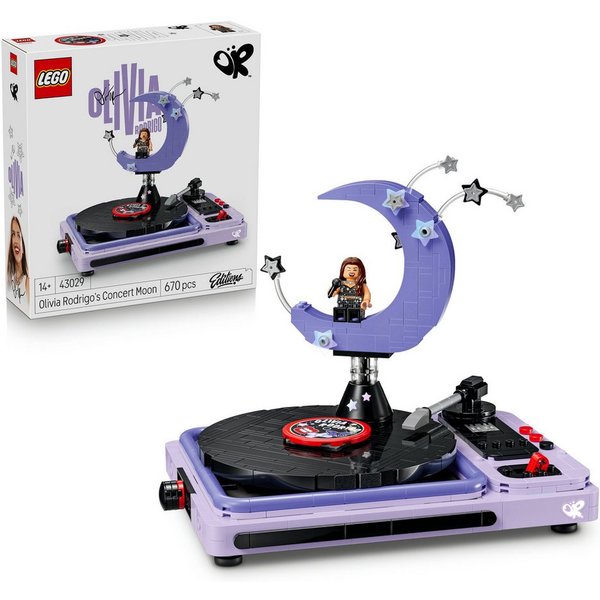 LEGO® Olivia Rodrigos Konzertmond (43029), LEGO Editions Music Konstruktionsspielsteine, (670 St), Made in Europe