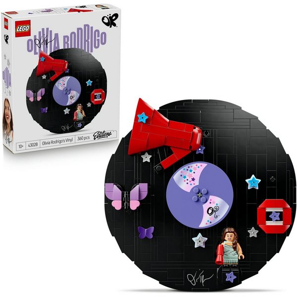 LEGO® Olivia Rodrigos Schallplatte (43028), LEGO Editions Music Konstruktionsspielsteine, (360 St), Made in Europe