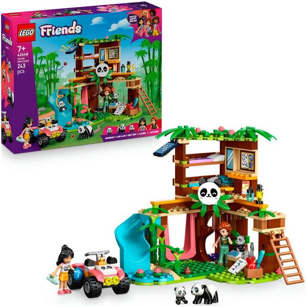 LEGO® Panda-Pflegestation (42648), LEGO Friends Konstruktionsspielsteine, (243 St), Made in Europe