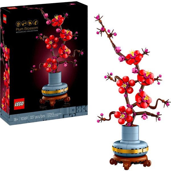 LEGO® Pflaumenblüte (10369), LEGO Botanicals Konstruktionsspielsteine, (327 St), Made in Europe