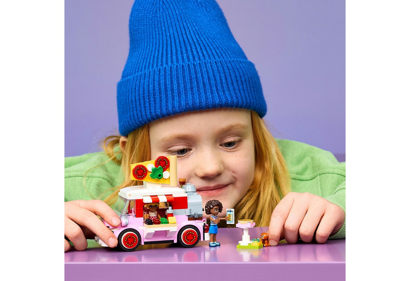 LEGO® Pizzawagen (42694), LEGO Friends Konstruktionsspielsteine, (190 St), Made in Europe – Bild 2 von 5