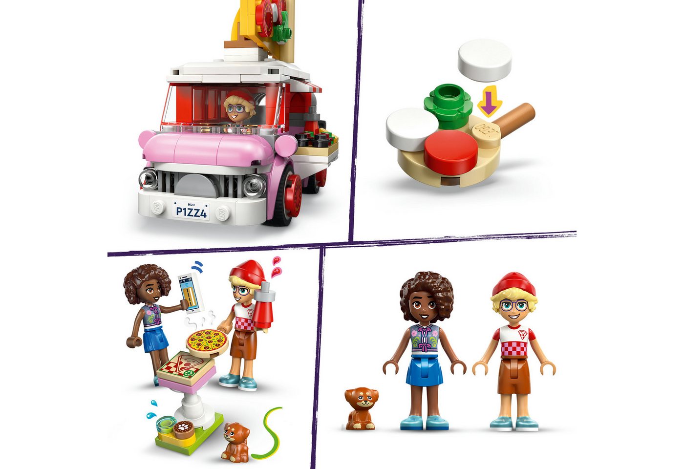 LEGO® Pizzawagen (42694), LEGO Friends Konstruktionsspielsteine, (190 St), Made in Europe – Bild 5 von 5