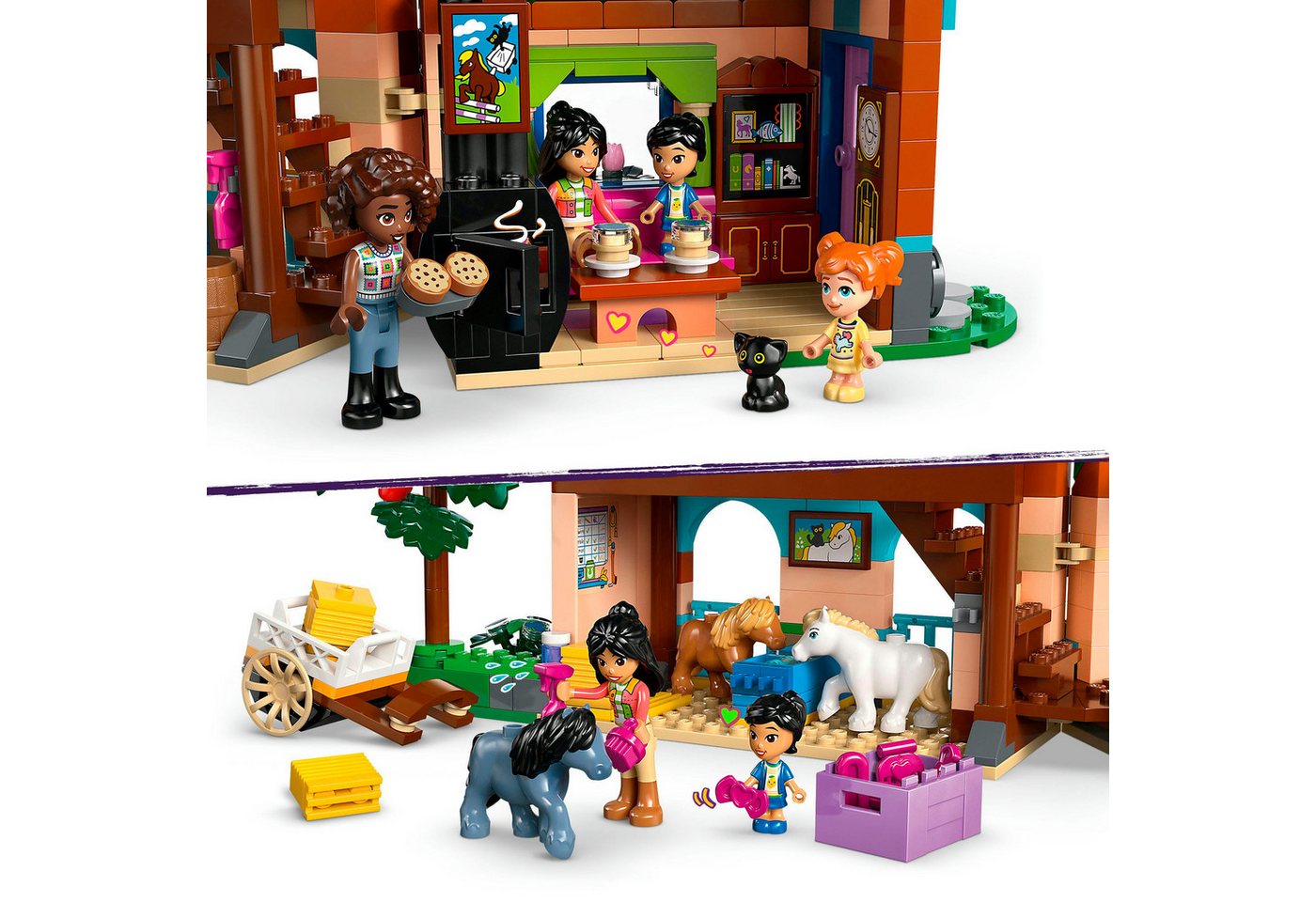LEGO® Ponyhof & Stall (42654), LEGO Friends Konstruktionsspielsteine, (727 St), Made in Europe – Bild 5 von 5