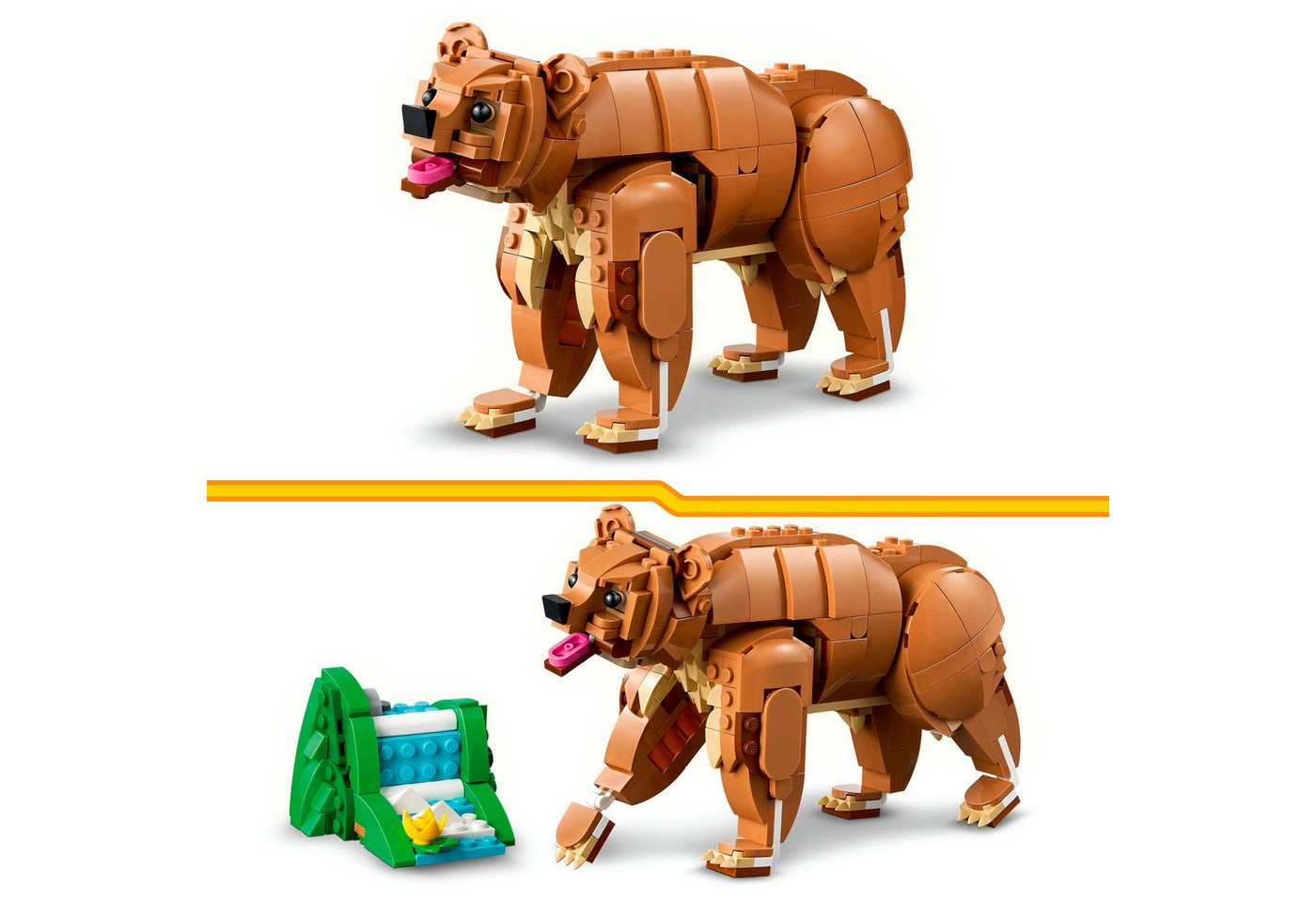 LEGO® Prächtiges Ross (31166), LEGO Creator Konstruktionsspielsteine, (685 St), Made in Europe – Bild 5 von 5