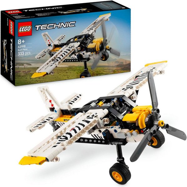 LEGO® Propellerflugzeug (42198), LEGO Technic Konstruktionsspielsteine, (333 St), Made in Europe
