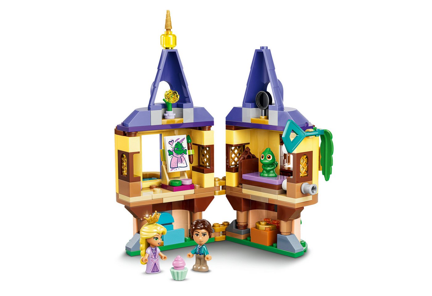 LEGO® Rapunzels Mini-Turm (43294), LEGO Disney Princess Konstruktionsspielsteine, (171 St), Made in Europe – Bild 4 von 5