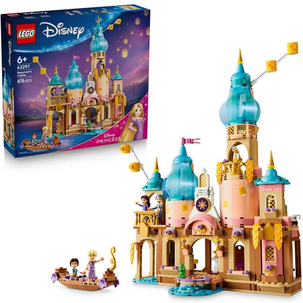 LEGO® Rapunzels Schloss (43297), LEGO Disney Princess Konstruktionsspielsteine, (676 St), Made in Europe