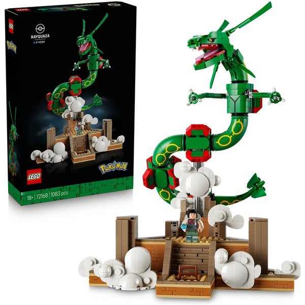LEGO® Rayquaza (72168), LEGO Pokémon Konstruktionsspielsteine, (1083 St), Made in Europe