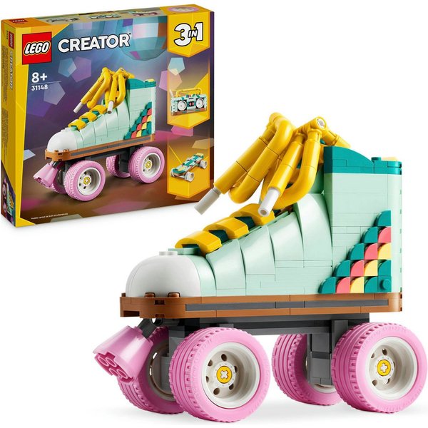LEGO® Rollschuh (31148), LEGO Creator 3in1 Konstruktionsspielsteine, (342 St), Made in Europe