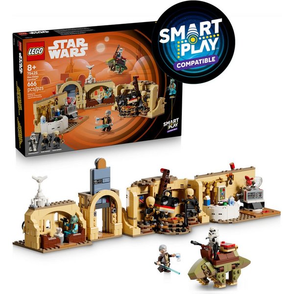 LEGO® SMART Play™ Mos Eisley Cantina (75425), LEGO Star Wars ™ Konstruktionsspielsteine, (666 St), Mit SMART Brick kompatibel (nicht im Lieferumfang enthalten)