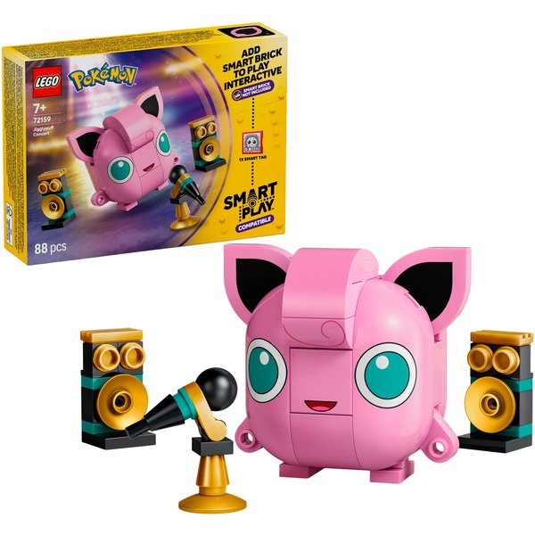 LEGO® SMART Play™ Pummeluff-Konzert (72159), LEGO Pokémon Konstruktionsspielsteine, (88 St), Mit SMART Brick kompatibel (nicht im Lieferumfang enthalten)