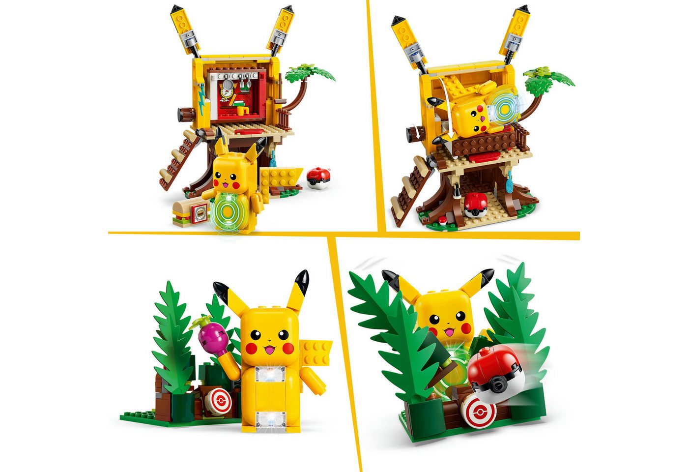 LEGO® SMART Play™ Trainingshaus mit Pikachu (72164), LEGO Pokémon Konstruktionsspielsteine, (400 St), inklusive SMART Brick, mit Licht- und Soundeffekten – Bild 5 von 5