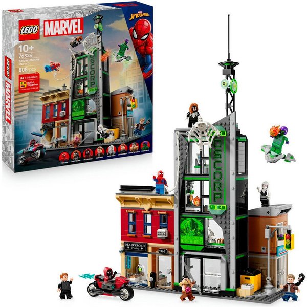 LEGO® Spider-Man vs. Oscorp (76324), LEGO Super Heroes Konstruktionsspielsteine, (808 St), Made in Europe