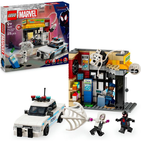 LEGO® Spider-Verse: Miles Morales vs. Spot (76311), LEGO Super Heroes Konstruktionsspielsteine, (375 St), Made in Europe