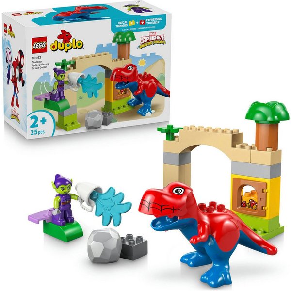 LEGO® Spidey-Rex vs. Green Goblin (10463), LEGO DUPLO Disney Konstruktionsspielsteine, (25 St)