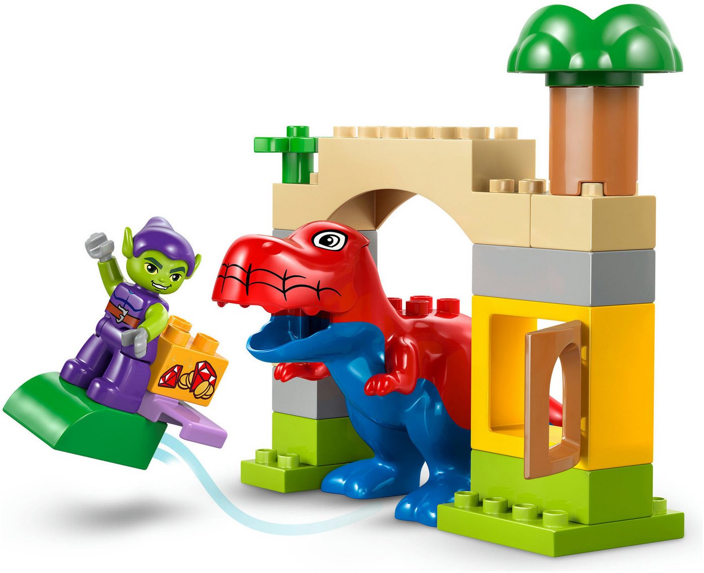 LEGO® Spidey-Rex vs. Green Goblin (10463), LEGO DUPLO Disney Konstruktionsspielsteine, (25 St) – Bild 4 von 5