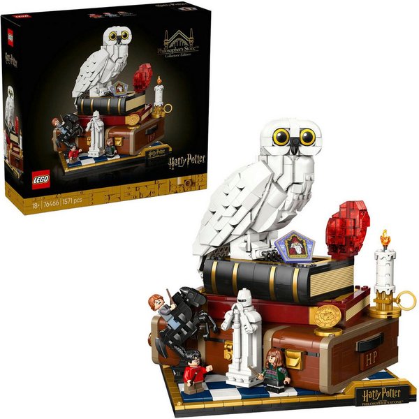 LEGO® Stein der Weisen – Sammleredition (76466), LEGO Harry Potter™ Konstruktionsspielsteine, (1571 St)