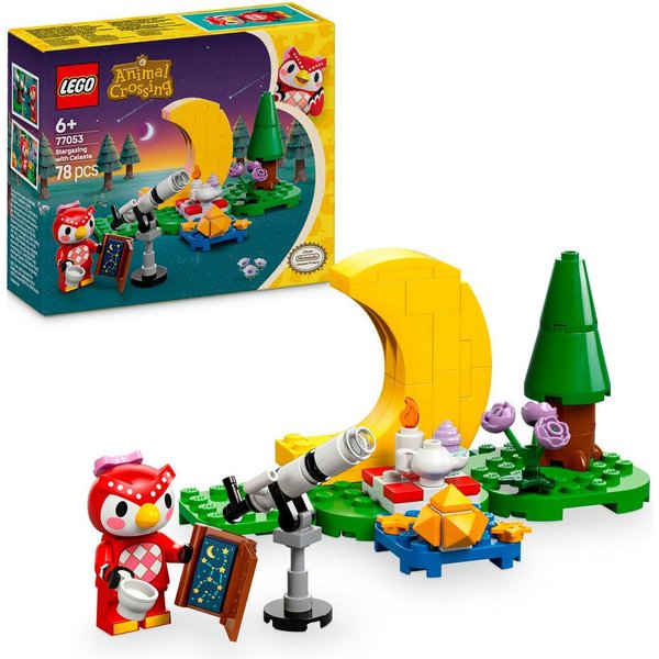 LEGO® Sternbeobachtung mit Eufemia (77053), LEGO Animal Crossing Konstruktionsspielsteine, (78 St), Made in Europe