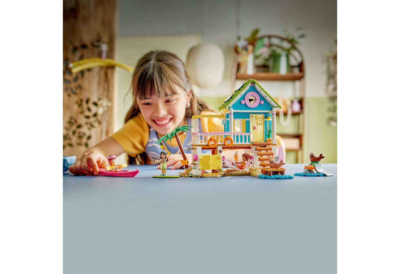 LEGO® Strandhaus mit Robben (42699), LEGO Friends Konstruktionsspielsteine, (400 St), Made in Europe – Bild 2 von 5