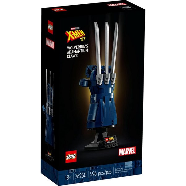 LEGO® LEGO® Super Heroes 76250 Wolverines Adamantium-Klaue Konstruktionsspielsteine, (596 St)