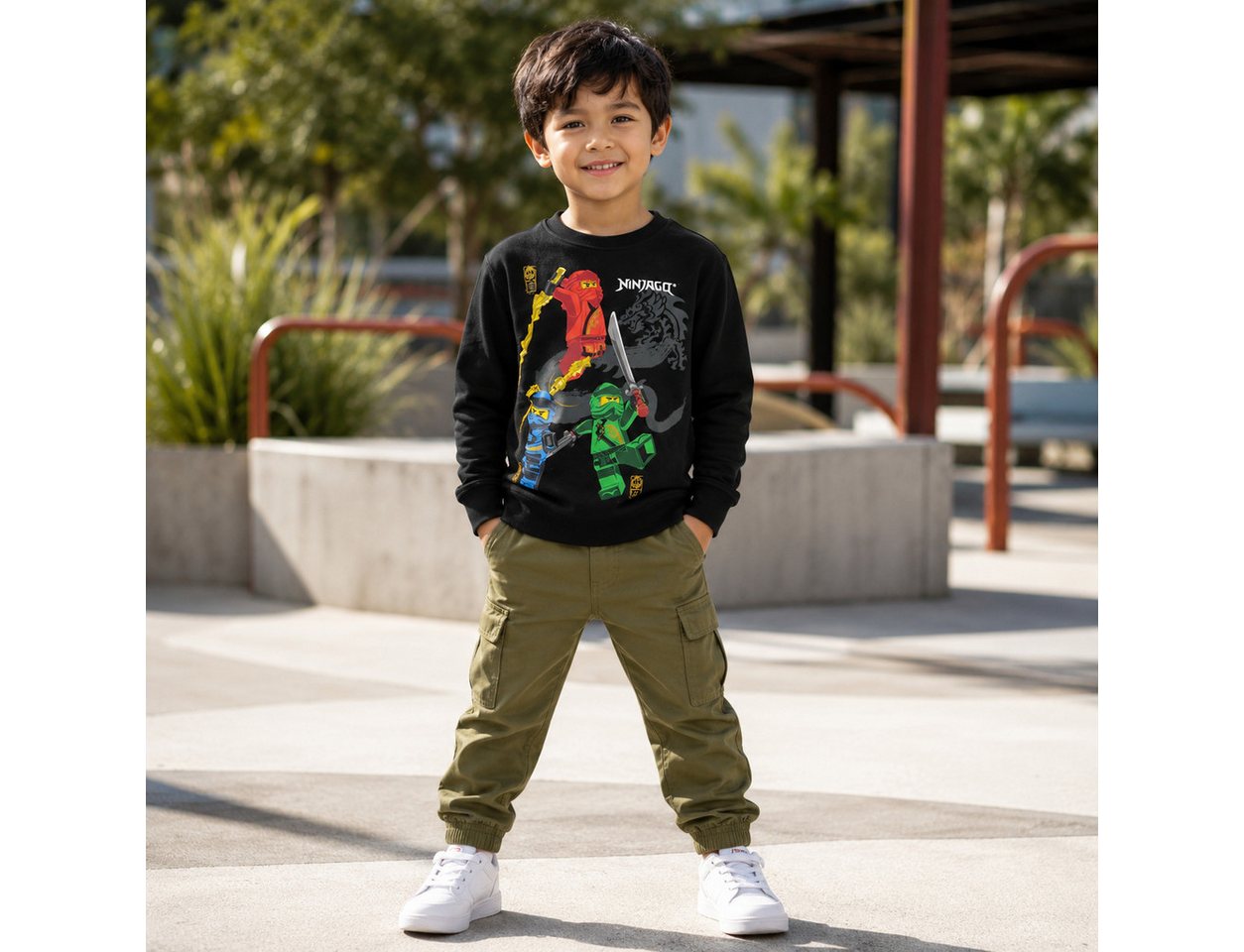 LEGO® Sweater Ninjago Kinder Jungen Pullover Gr. 98 bis 128 – Bild 4 von 5