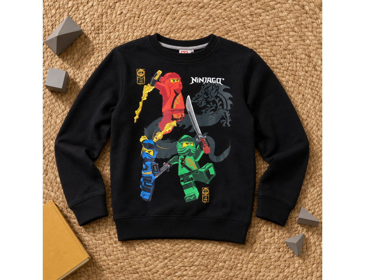 LEGO® Sweater Ninjago Kinder Jungen Pullover Gr. 98 bis 128 – Bild 5 von 5