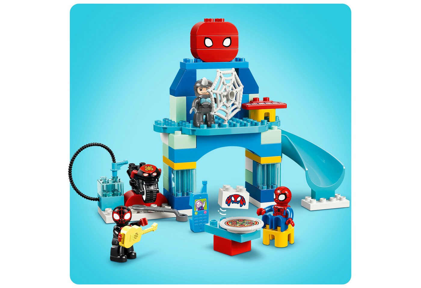 LEGO® Team Spideys Hauptquartier (10464), LEGO DUPLO Disney Konstruktionsspielsteine, (65 St), Made in Europe – Bild 4 von 5