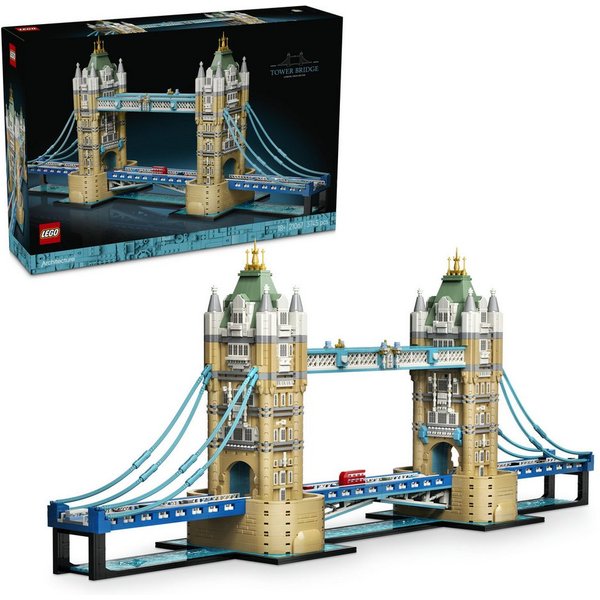 LEGO® Tower Bridge (21067), LEGO LEGO Architecture Konstruktionsspielsteine, (3745 St), Made in Europe
