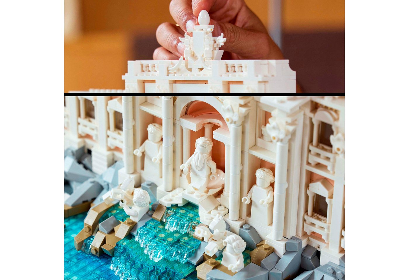 LEGO® Trevi-Brunnen (21062), LEGO Architecture Konstruktionsspielsteine, (1880 St), Made in Europe – Bild 5 von 5