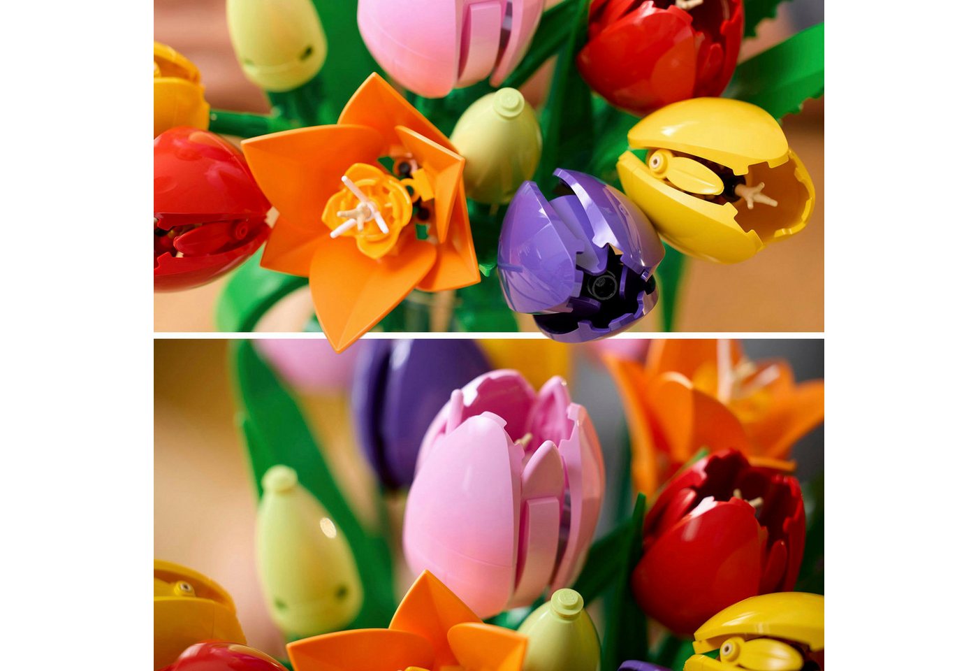 LEGO® Tulpenstrauß (11501), LEGO Botanicals Konstruktionsspielsteine, (576 St), Made in Europe – Bild 5 von 5