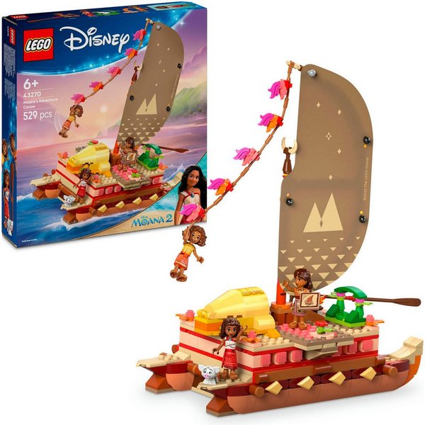 LEGO® Vaianas Abenteuerfloß (43270), LEGO Disney Princess Konstruktionsspielsteine, (529 St), Made in Europe