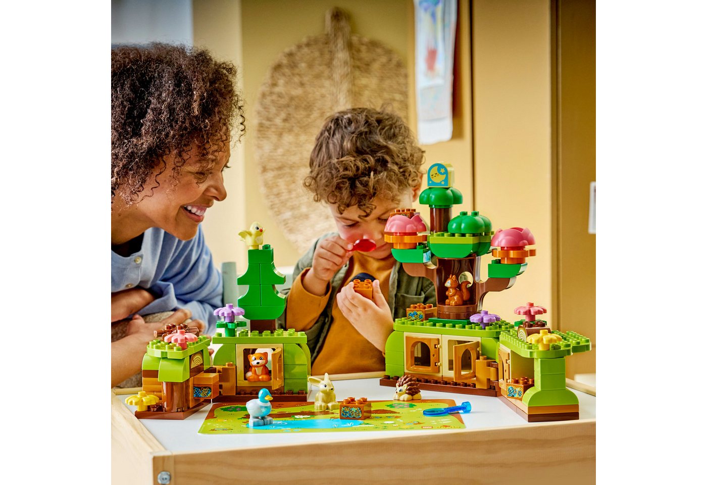 LEGO® Wald mit wilden Tieren (10480), LEGO DUPLO Town Konstruktionsspielsteine, (131 St), Made in Europe – Bild 2 von 5