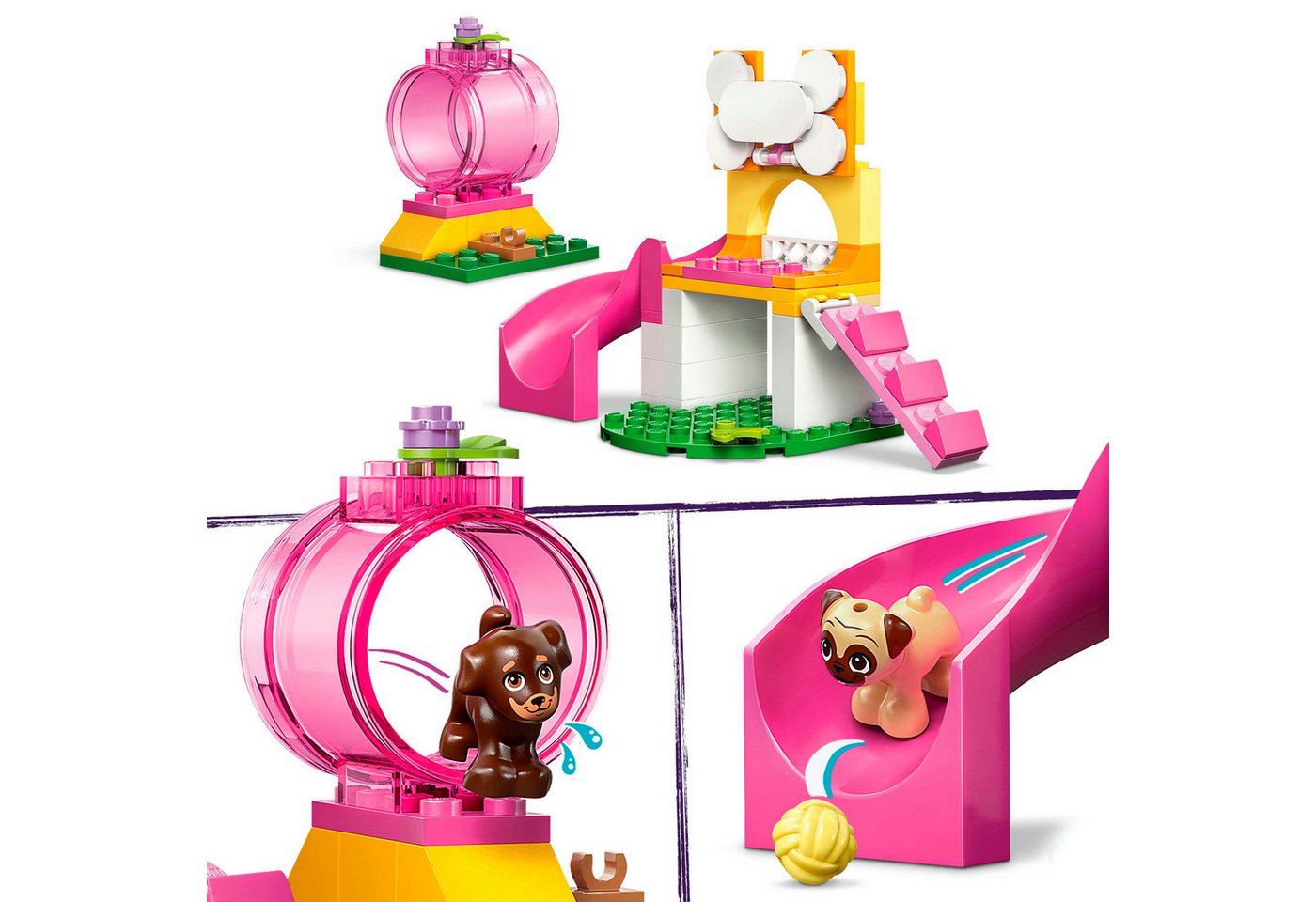 LEGO® Welpenspielplatz (42665), LEGO Friends Konstruktionsspielsteine, (66 St), Made in Europe – Bild 4 von 5