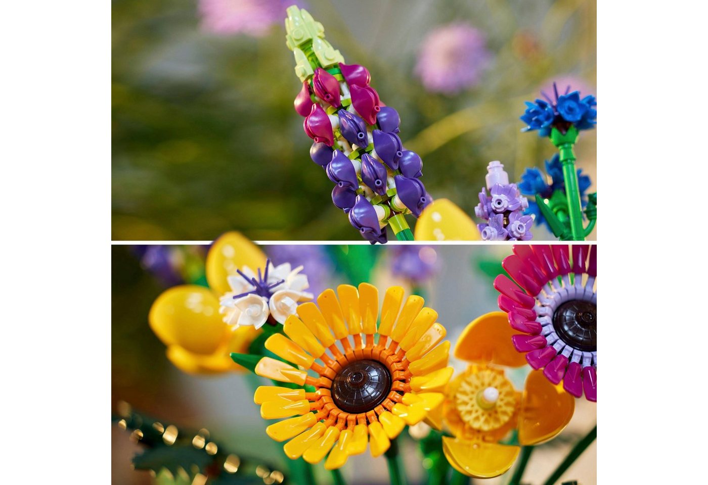 LEGO® Wildblumenstrauß (10313), LEGO Botanicals Konstruktionsspielsteine, (939 St), Made in Europe – Bild 5 von 5