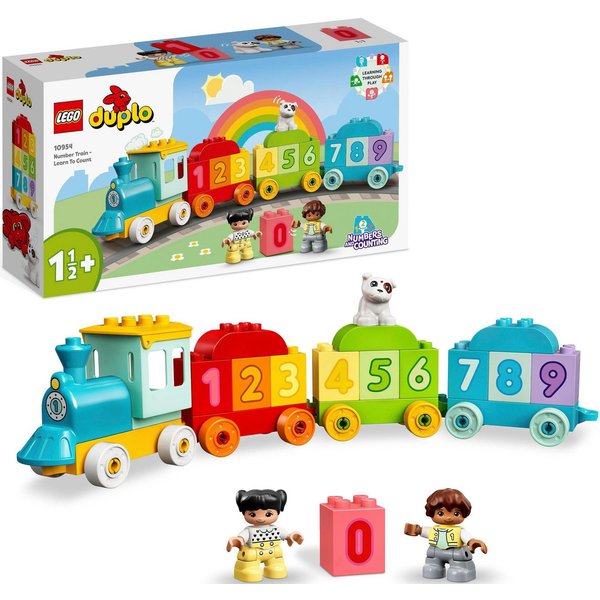 LEGO® Zahlenzug – Zählen lernen (10954), LEGO DUPLO Creative Play Konstruktionsspielsteine, (23 St)