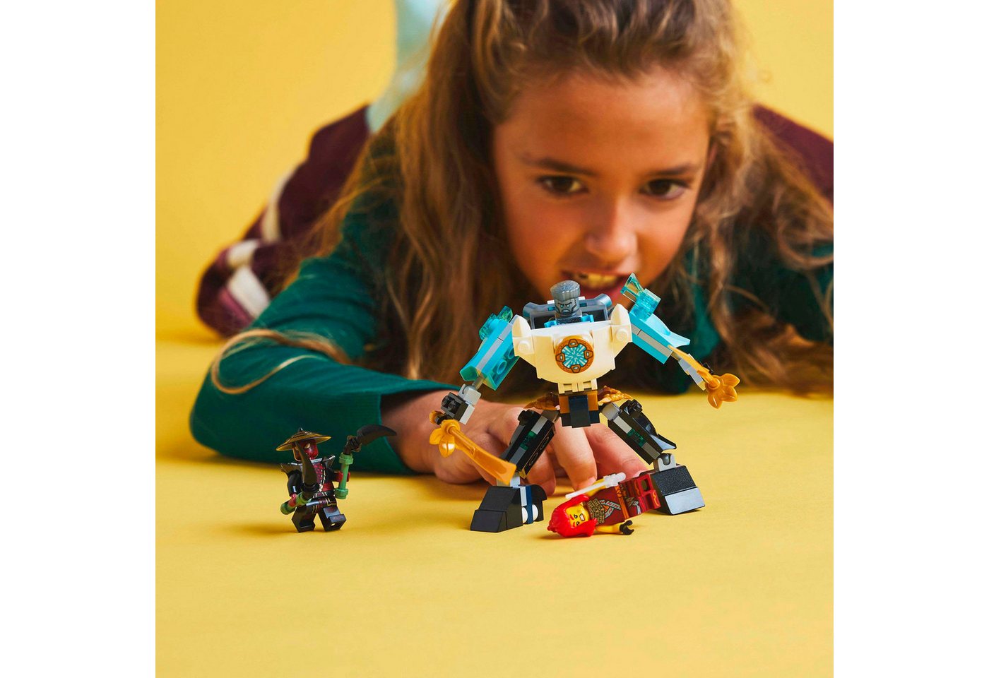 LEGO® Zanes Action-Mech (71827), LEGO Ninjago Konstruktionsspielsteine, (92 St), Made in Europe – Bild 2 von 5