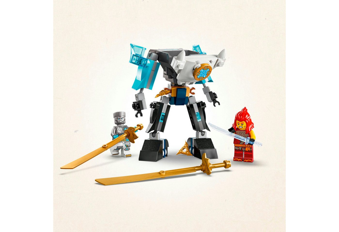 LEGO® Zanes Action-Mech (71827), LEGO Ninjago Konstruktionsspielsteine, (92 St), Made in Europe – Bild 4 von 5