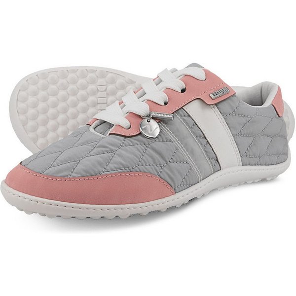 Leguano Barfussschuhe Nightstep (flexible Sohle, pures Barfußgefühl) rosa/grau Sneaker