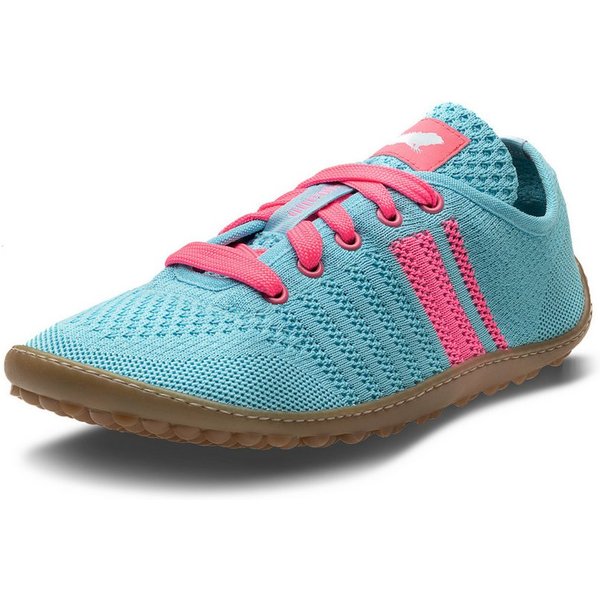 Leguano CARIBEO Barfußschuh Bequemschuh, Schnürschuh mit Kontrastbesatz