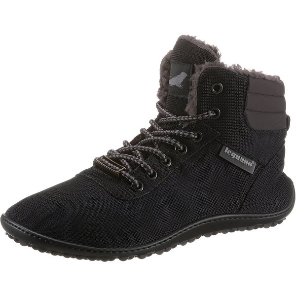 Leguano KOSMO Barfußschuh, Bequemschuh, Schnürboots mit einzigartiger Halbkugel-Laufsohle