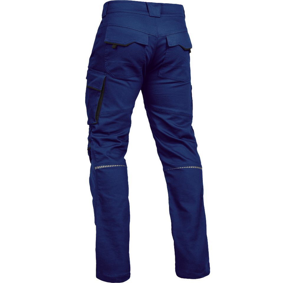 Leibwächter Arbeitshose Bundhose Flexline mit Reflektoren für gute Sichtbarkeit – Bild 2 von 5