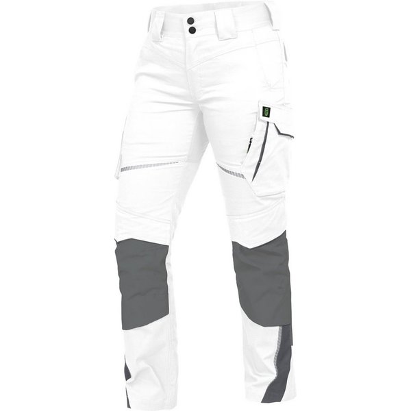 Leibwächter Arbeitshose Damen Flex-line Arbeitshose mit Reflektoren und femininer Passform (Ergonomische Passform mit Reflektoren, Funktionshose für Handwerk, L