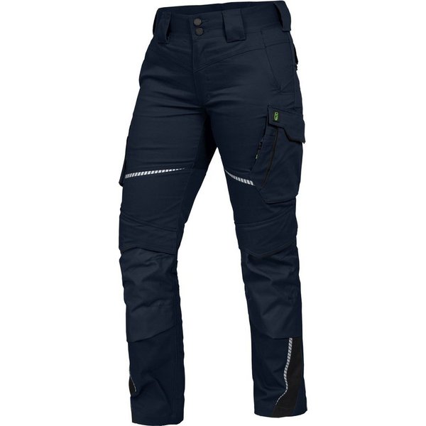 Leibwächter Arbeitshose Damen Flex-line Arbeitshose mit Reflektoren und femininer Passform (Ergonomische Passform mit Reflektoren, Funktionshose für Handwerk, L