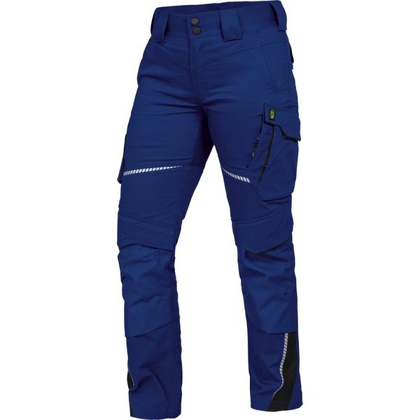 Leibwächter Arbeitshose Damen Flex-line Arbeitshose mit Reflektoren und femininer Passform (Ergonomische Passform mit Reflektoren, Funktionshose für Handwerk, L