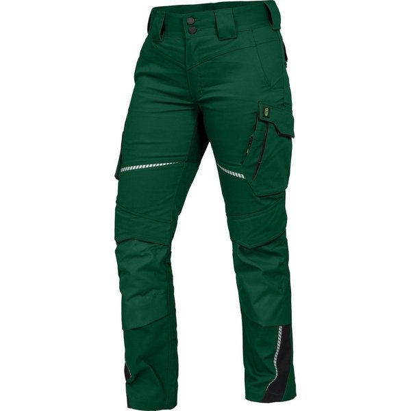 Leibwächter Arbeitshose Damen Flex-line Arbeitshose mit Reflektoren und femininer Passform (Ergonomische Passform mit Reflektoren, Funktionshose für Handwerk, L