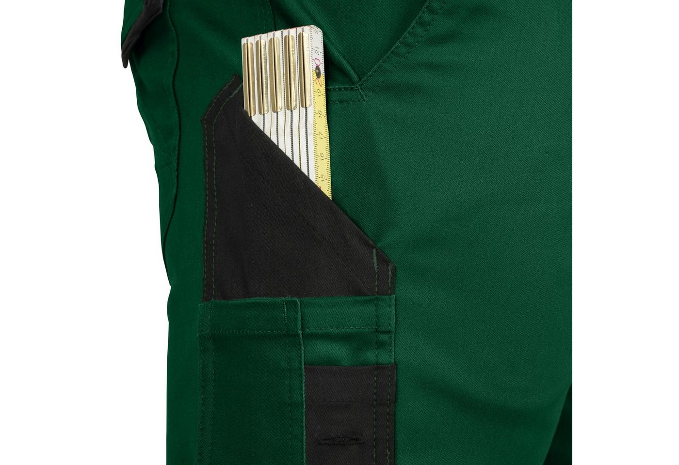 Leibwächter Arbeitshose Damen Flex-line Arbeitshose mit Reflektoren und femininer Passform (Ergonomische Passform mit Reflektoren, Funktionshose für Handwerk, L – Bild 5 von 5