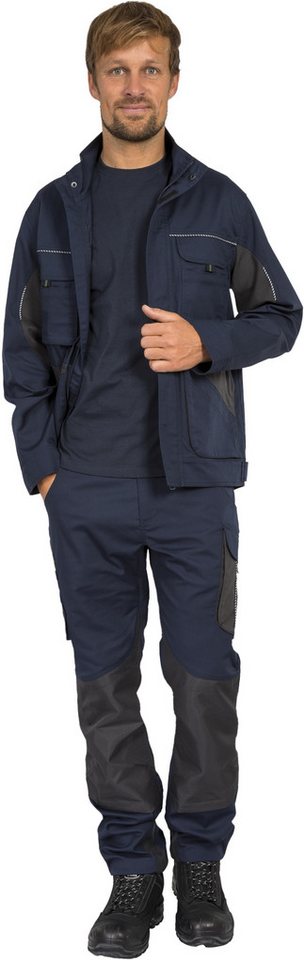 Leibwächter Arbeitshose Dynamic-Line Herren Bundhose mit Knietaschen Arbeitskleidung atmungsaktiver Stretchstoff mit Elasthan auch Übergröße – Bild 3 von 5