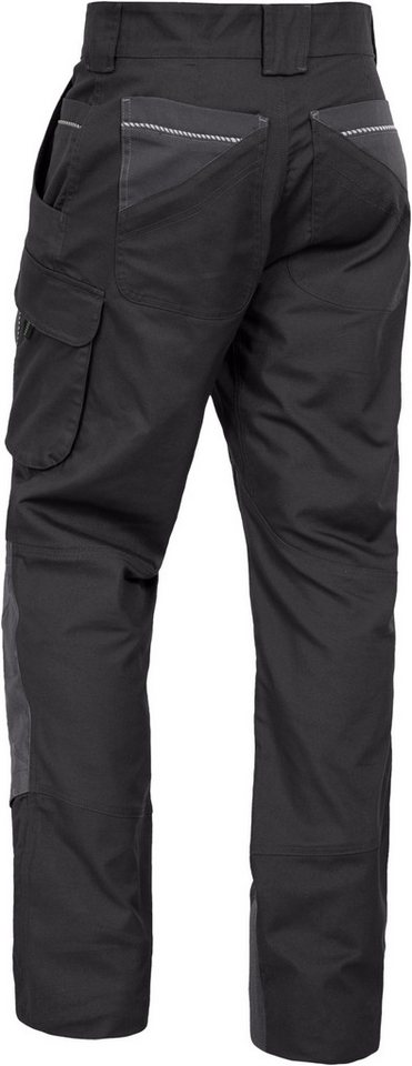 Leibwächter Arbeitshose Dynamic-Line Herren Bundhose mit Knietaschen Arbeitskleidung atmungsaktiver Stretchstoff mit Elasthan auch Übergröße – Bild 2 von 5